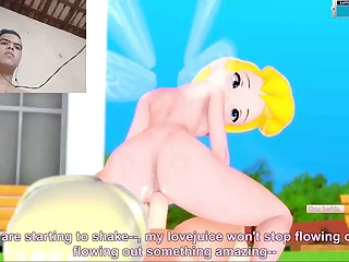 Tinker Bell, a sultry brunette, plunges into a wild Hentai world. She's the center of an intense gangbang, masterfully handling massive cocks in every hole, squirting and spitting with insatiable lust.