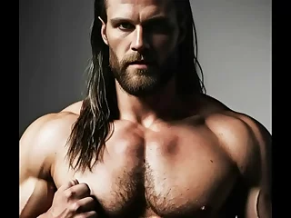 Handsome Vikings, muscular and rugged, engage in passionate, primal sex. Their raw strength and beauty create an erotic scene that celebrates the raw, sensual power of masculinity.