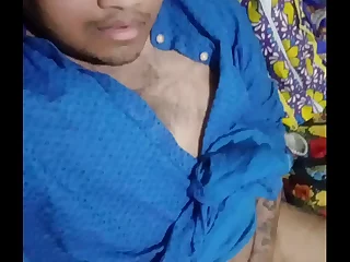 Vaibhav, a tropical lad, flaunts his chubby white cock, laps it, jerks off, and blows his load on his bed, all while adorned in a blue kurta. A steamy, cum-filled escapade.
