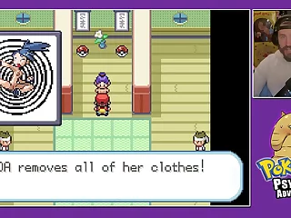 Psychic Pokémon plunges into erotic escapades, commanding voluptuous Erika to strip, then succumbs to intense fingering and intense oral pleasure, culminating in a creampie and a facial.