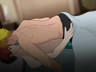 In diesem animierten Hentai bitten sich süße Anime-Typen gegenseitig, für eine Nacht Freunde zu sein. Leidenschaftliches Küssen, Schleifen und Reiben führen zu einer dampfenden, animierten schwulen Begegnung.