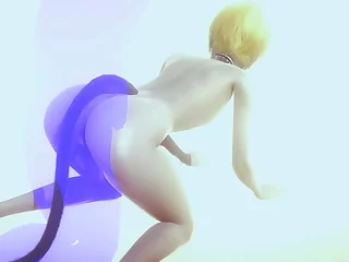Sensual loira Catboy cosplayer se entrega a um encontro Selvagem, habilmente atendendo a um pau enorme antes de se envolver em ação anal apaixonada e crua. Esta aventura yaoi inspirada em anime desenrola-se com intensa intensidade e finesse erótica.